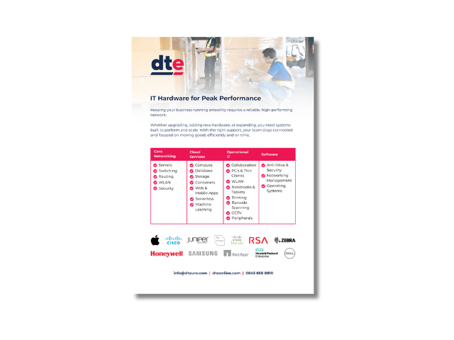 IT Hardware and Cloud Services Flyer
